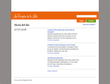 Tablet Screenshot of lesreceptesdelalola.net